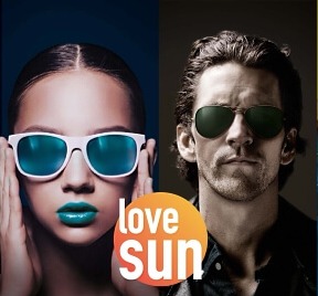 Sonnenbrille-love sun