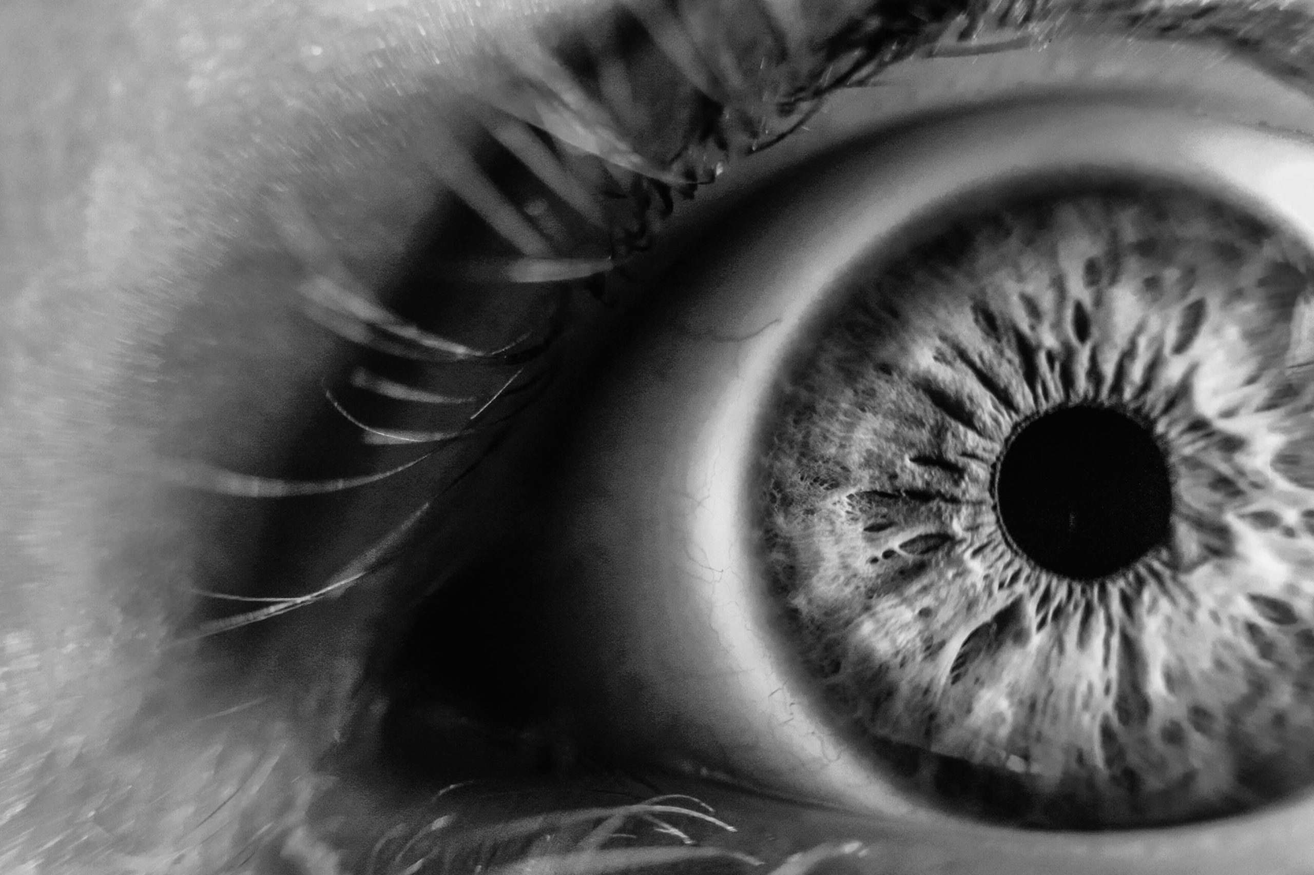Auge Nahaufnahme Nahaufnahme eines Auges