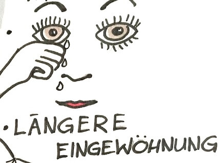 Harte-Linsen-Optik-Westermeier Tränende Augen - Zeichnung