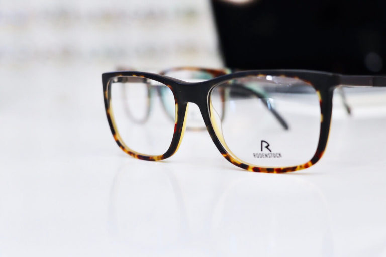 Braun melierte Brille von Rosenstock