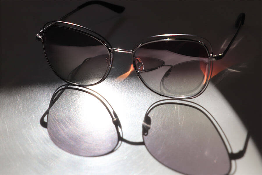 Sonnenbrille mit runden Gläsern von Herzblut