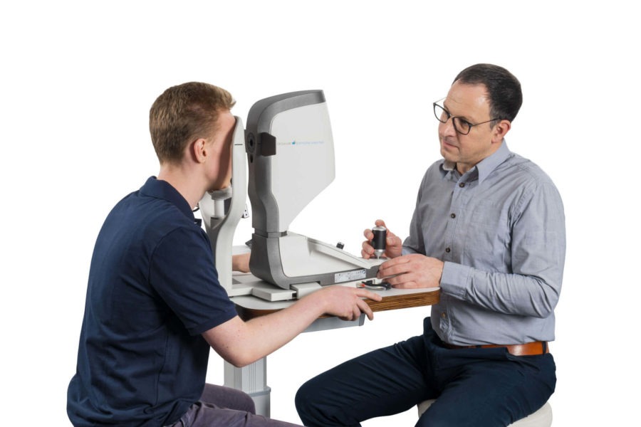 Biometrische Augenvermessen