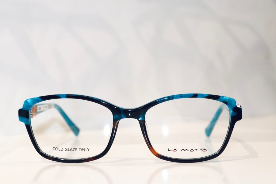 La Matta 3337 - Brillen mit blau-schwarzem Design