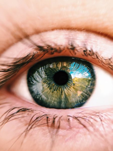Grünes Auge als Nahansicht zur Illustration des Artikels über Augenerkrankungen