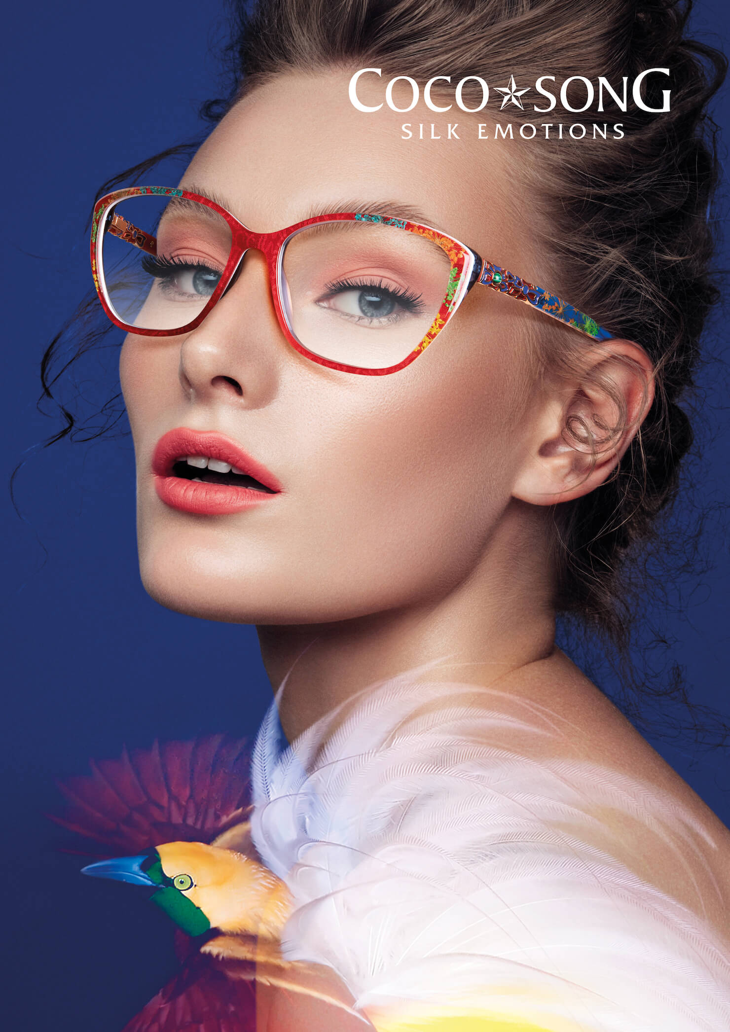 Frau mit einer Brille von Area98 Eyewear 