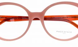 Brillentrends 2025: Altrosafarbene ovale Brille von Face à Face