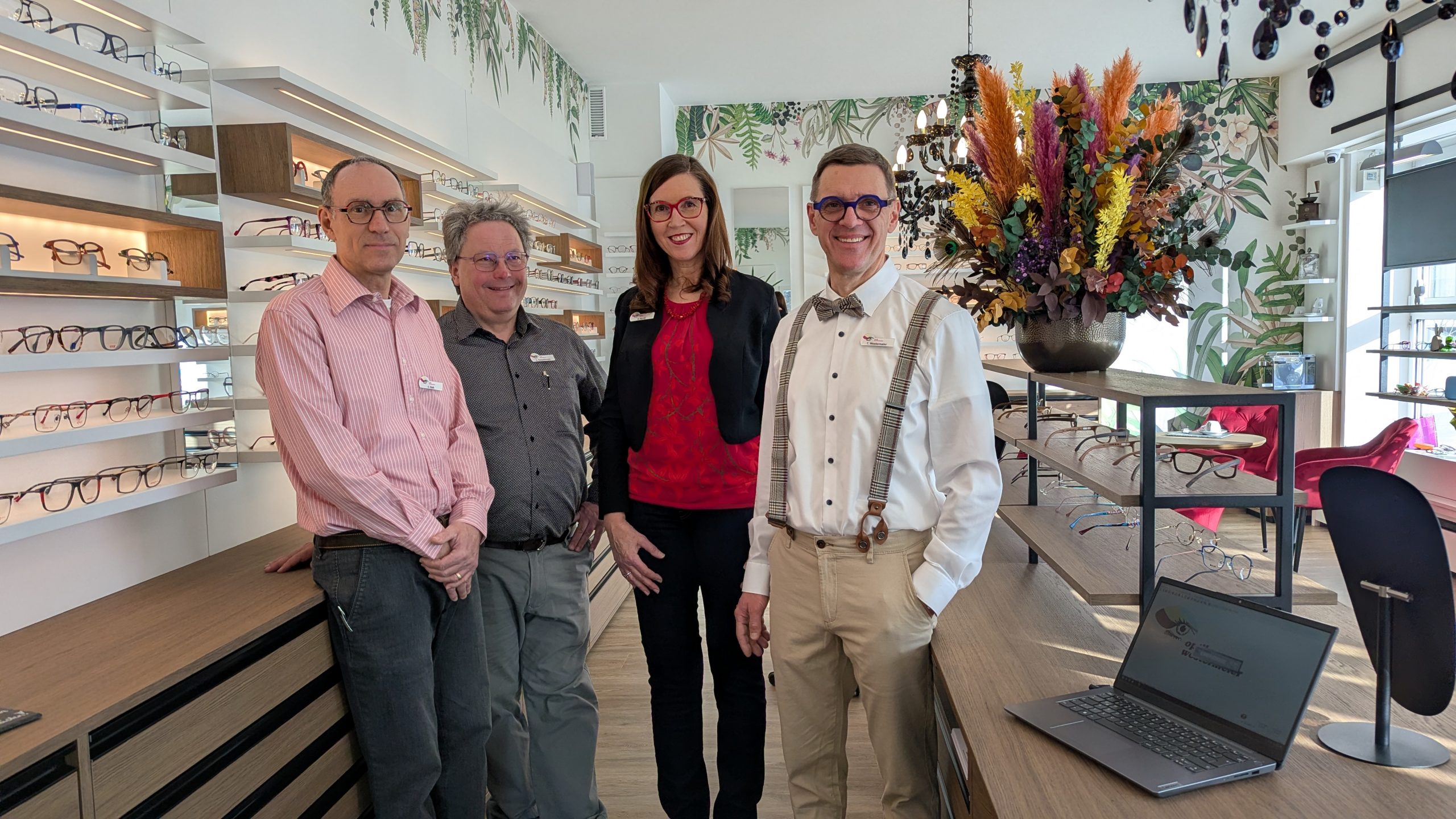 Team von Optik Westermeier Team von Optik Westermeier im Ladengeschäft